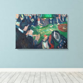 Toile Edvard Munch - La table de roulette à Monte-Carlo (Insitu (Plancher de Bois))