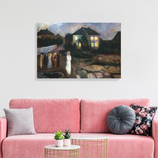 Toile Edvard Munch - La tempête (Insitu(Salon))