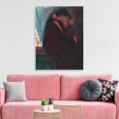 Toile Edvard Munch - Le Baiser (Insitu(Salon))
