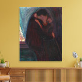 Toile Edvard Munch - Le baiser (Insitu(Salon))