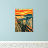 Toile EDVARD MUNCH - Le cri 1893 (Insitu (Plancher de Bois))