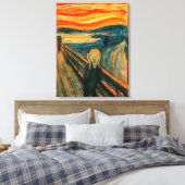 Toile EDVARD MUNCH - Le cri 1893 (Insitu(Chambre))