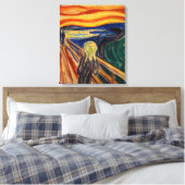 Toile Edvard Munch - Le Cri 1910 (Insitu(Chambre))