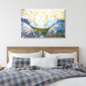 Toile Edvard Munch - Le Soleil 1912 (Insitu(Chambre))