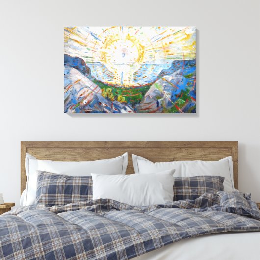 Toile Edvard Munch - Le Soleil 1912 (Insitu(Chambre))