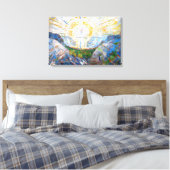 Toile Edvard Munch - Le Soleil 1912 (Insitu(Chambre))