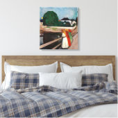 Toile Edvard Munch - Les filles sur le pont (Insitu(Chambre))