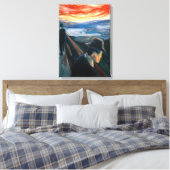 Toile Edvard Munch - Maladie d'humeur au coucher du sole (Insitu(Chambre))