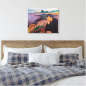 Toile Edvard Munch - Mélancolie 1894 (Insitu(Chambre))