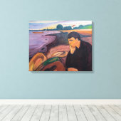 Toile Edvard Munch - Mélancolie 1894 (Insitu (Plancher de Bois))