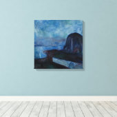 Toile Edvard Munch - Nuit étoilée 1893 (Insitu (Plancher de Bois))