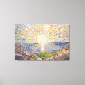 Toile Edvard Munch Peinture murale Le Soleil (Solen) (19 (Recto)