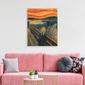 Toile Edvard Munch Peinture The Scream (Skrik) 1893 (Insitu(Salon))