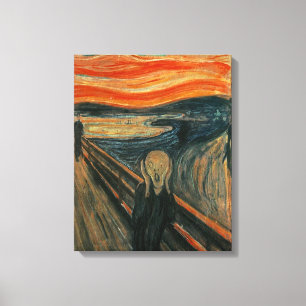 Toile Edvard Munch Peinture The Scream (Skrik) 1893