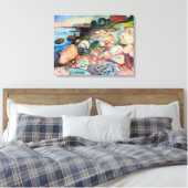 Toile Edvard Munch - Rivage avec maison rouge (Insitu(Chambre))