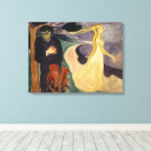 Toile Edvard Munch - Séparation (Insitu (Plancher de Bois))