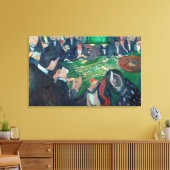 Toile Edvard Munch - Table de roulette à Monte Carlo (Insitu(Salon))