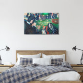 Toile Edvard Munch - Table de roulette à Monte Carlo (Insitu(Chambre))