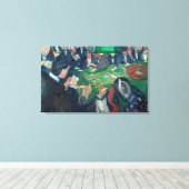 Toile Edvard Munch - Table de roulette à Monte Carlo (Insitu (Plancher de Bois))