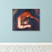 Toile Edvard Munch - Vampire / Amour et Douleur (Insitu (Plancher de Bois))