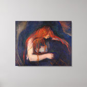 Toile Edvard Munch - Vampire / Amour et douleur (Recto)