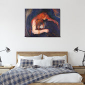 Toile Edvard Munch - Vampire / Amour et douleur (Insitu(Chambre))
