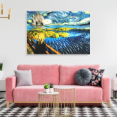 Toile Edvard rencontre Vincent (Insitu(Salon))