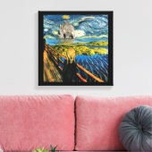 Toile Edvard rencontre Vincent (Insitu(Salon))