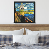 Toile Edvard rencontre Vincent (Insitu(Chambre))