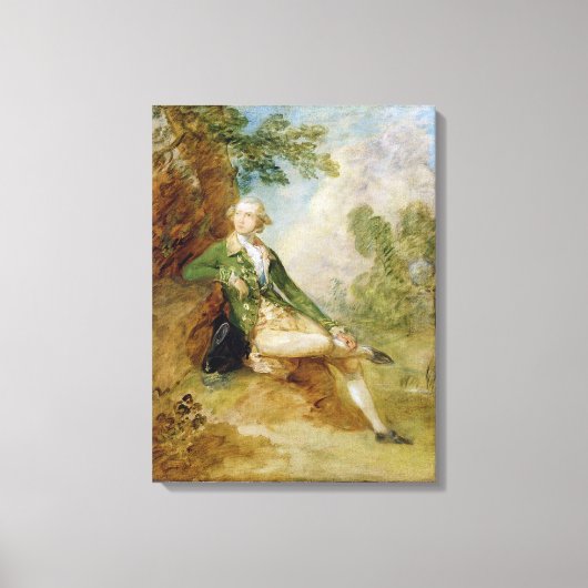 Toile Edward Augustus, duc de Kent, vers 1787 (huile sur (Recto)