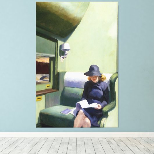 Toile Edward Hopper - Compartiment C (Insitu (Plancher de Bois))