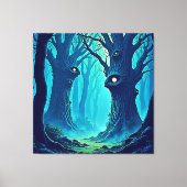 Toile Eerie Woodland Eyes (Recto)