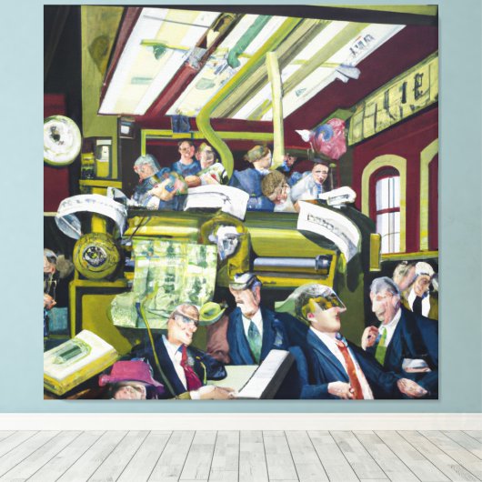 Toile Effet Cantillon (Insitu (Plancher de Bois))