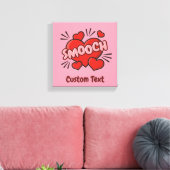 Toile Effet sonore de baiser de bande dessinée (Insitu(Salon))