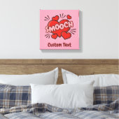 Toile Effet sonore de baiser de bande dessinée (Insitu(Chambre))
