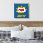 Toile Effet sonore de bande dessinée Pow (Insitu(Chambre))