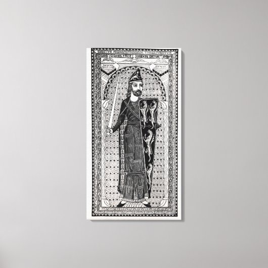 Toile Effigie de Geoffrey Plantagenet (Recto)