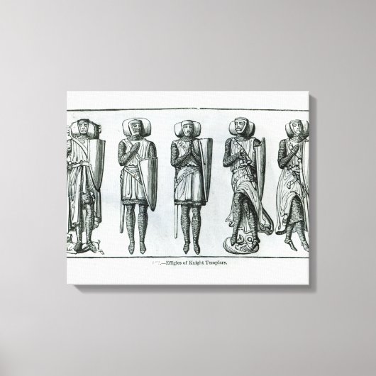 Toile Effigies des Templiers de Chevalier (Recto)