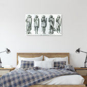 Toile Effigies des Templiers de Chevalier (Insitu(Chambre))