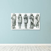 Toile Effigies des Templiers de Chevalier (Insitu (Plancher de Bois))