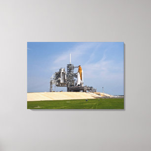 Toile Effort de navette spatiale sur la plate-forme de