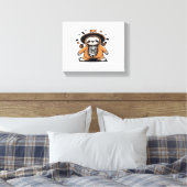 Toile Éffrayant squelette astuce ou traitement classique (Insitu(Chambre))