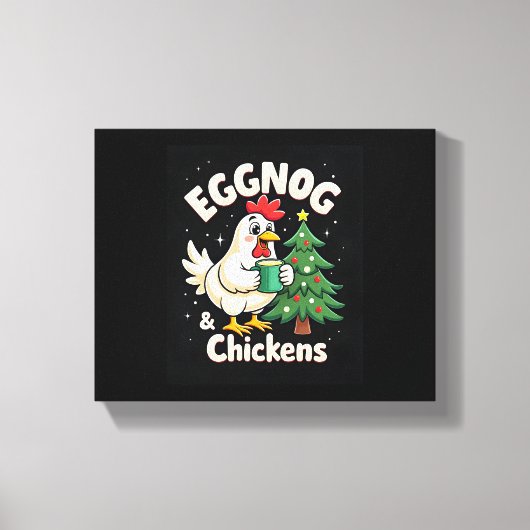 Toile Eggnog & Poulets (Recto)