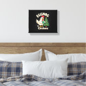 Toile Eggnog & Poulets (Insitu(Chambre))