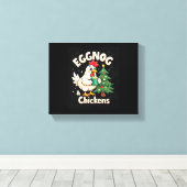 Toile Eggnog & Poulets (Insitu (Plancher de Bois))