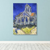 Toile Église à Auvers par Van Gogh Peinture Art (Insitu (Plancher de Bois))