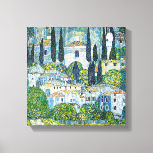 Toile Église à Cassone par Gustav Klimt