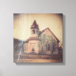 Toile Église abandonnée