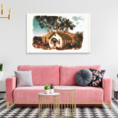 Toile Église Cowboy (Insitu(Salon))