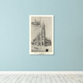 Toile Église de l'Assomption, Ansonia, Conn (Insitu (Plancher de Bois))